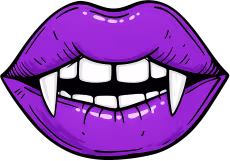 Purplevampirelips emote for Discord