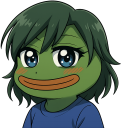 pepeaminegirl emote for Discord