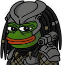 pepepredator emote for Discord