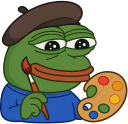 pepeartist emote for Discord