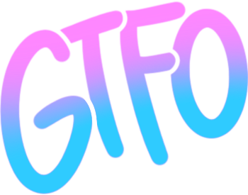gtfo_pinkblue emote for Discord