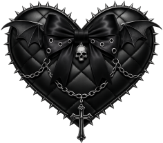 Gothicheart emote for Discord