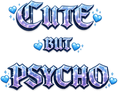 Cutebutpsychoboyishtext emote for Discord