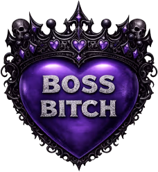 Bossbitchpurpleheart emote for Discord