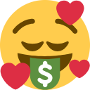 freakymoney emote for Discord