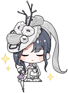 NikkiThoughtful emote for Discord