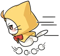 MomoRunning emote for Discord