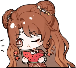 NikkiEating emote for Discord