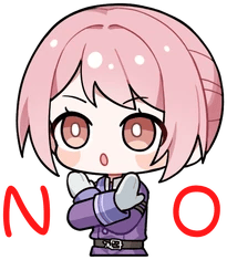 NikkiNo emote for Discord