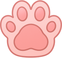 Pink_paw emote for Discord
