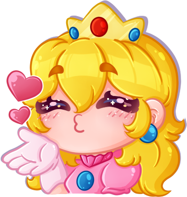 FullPeach_Kiss emote for Discord