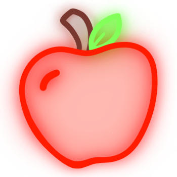 neon_apple emote for Discord
