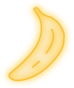neon_banana_v2 emote for Discord