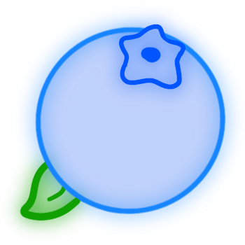 neon_blueberry emote for Discord