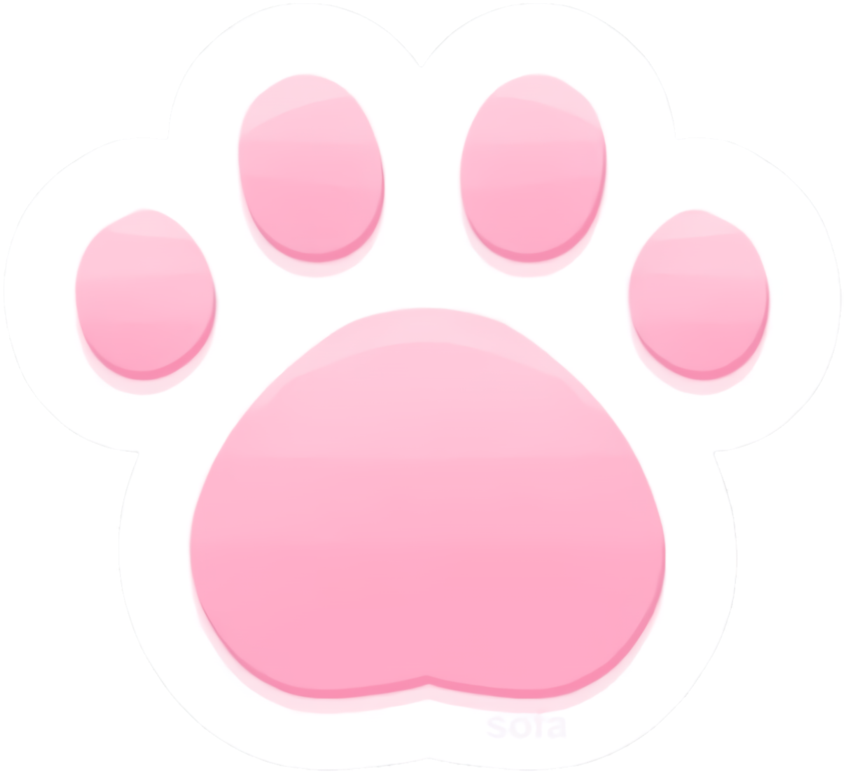 pinkpaw emote for Discord