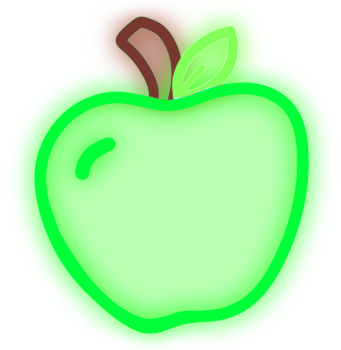 neon_greenapple emote for Discord