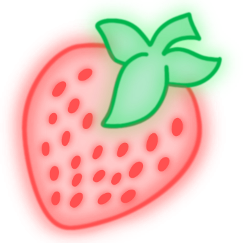 neon_strawberry emote for Discord