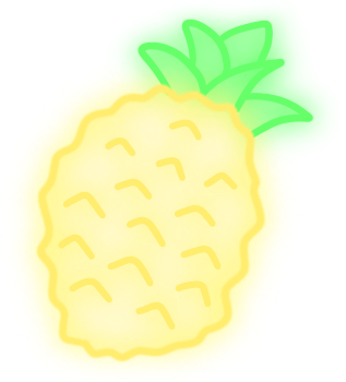 neon_pineapple emote for Discord