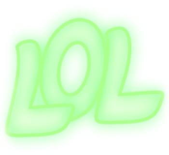 neon_lol_green emote for Discord