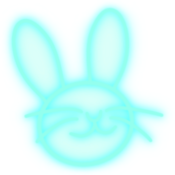 neon_bunny emote for Discord