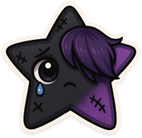 Goth_star emote for Discord