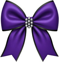 Purple_goth_bow emote for Discord