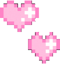Pinkhearts emote for Discord