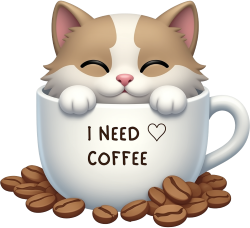 Ineedcoffee emote for Discord