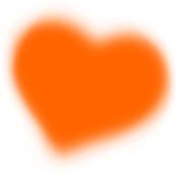 foggyheart_orange emote for Discord