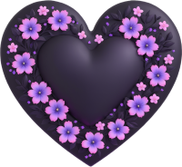 Purplesakuragothheart emote for Discord