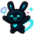 techbunny_happy emote for Discord