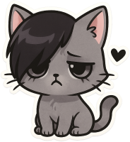 Emo_kitten emote for Discord