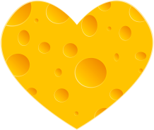 Cheeseheart emote for Discord