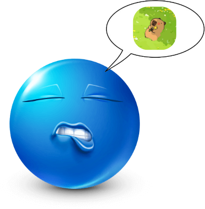 Ballthink emote for Discord