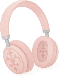Pinkgothicheadphonesz emote for Discord