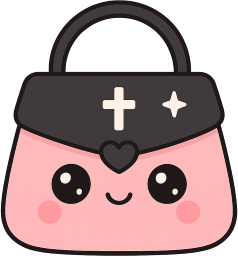 Goth_purse emote for Discord
