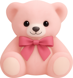 Pink_teddybear emote for Discord