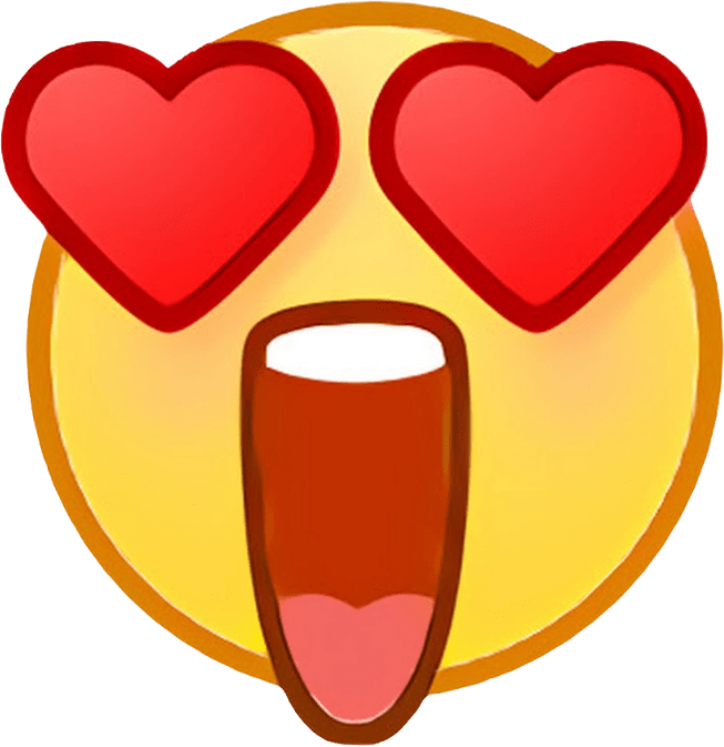 Hearteyes emote for Discord