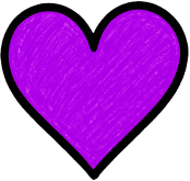 Purpleheart emote for Discord