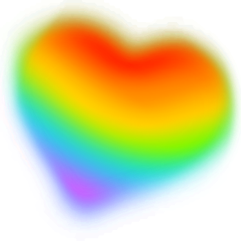 foggyheart_rainbow emote for Discord