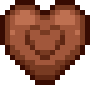 pixelheartbrown emote for Discord