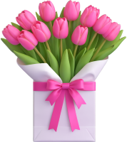 Pink_tulips emote for Discord