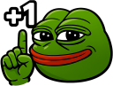 pepeplusone emote for Discord