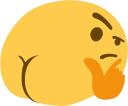 Blobthinking emote for Discord