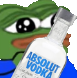 Pepevodka emote for Discord