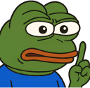 pepewaitaminute emote for Discord