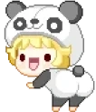 2901pandagirlbooty emote for Discord