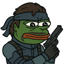 pepesolidsnake emote for Discord