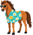 baywatchhorse emote for Discord