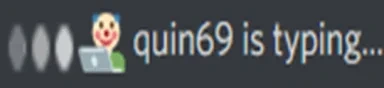 quinTyping emote for Discord